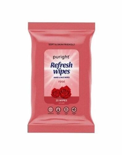 Puright Refreshing Rose Facial Wipe