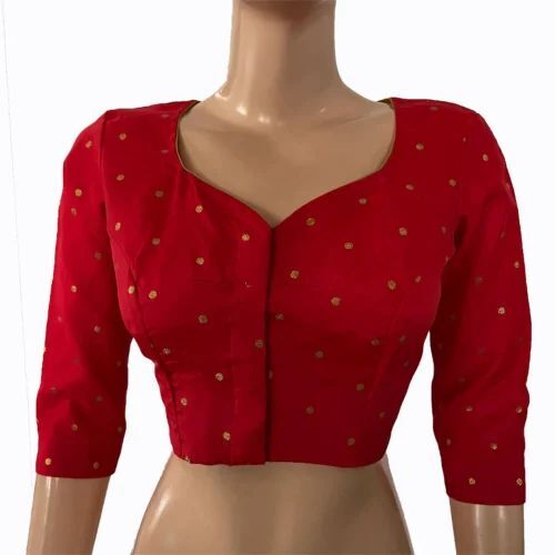 Silk Y Neck Blouse