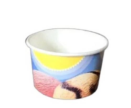 100ml Ice Cream Paper Cups - Disposable Multi-Color Printed Light Weight Various Sizes | Attractive Design Quality Tested Timely Delivery