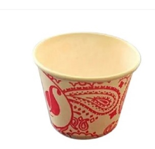 110 ml Printed Paper Tea Cup - Paper Material, Various Sizes Available | Lightweight Design for Events and Parties with Good Grip