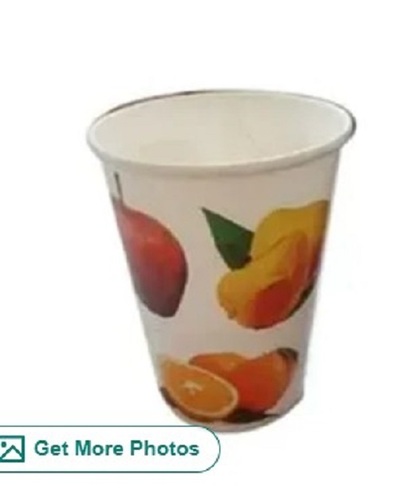 300 ml Printed Paper Cup - White, Various Sizes | Lightweight, Printed Design, Good Gripping, Tested on Quality Standards, Disposable