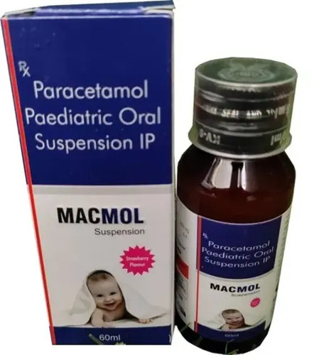 Paracetamol Paediatric Oral Suspension - Strength 250 mg, Pack Size 60 ml | Shelf Life 24 Months