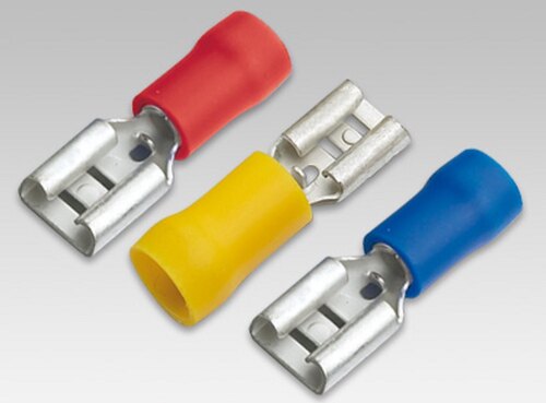 Cable Terminal - High Strength, Multi-Color, Rust Free | Durable Crimp Terminal for Electrical Applications