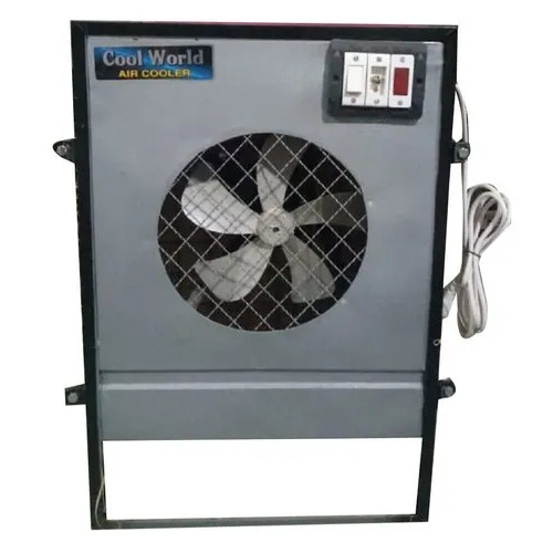 Cool World Air Cooler - 40L Steel & Iron, 2 Foot Height , 150W Power , 5 Blades for Efficient Cooling , 2-Year Warranty