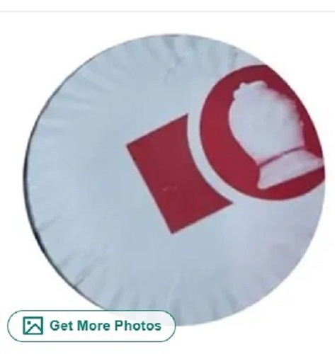 Eco Friendly Printed Paper Plate - Paper, Various Sizes, White | Lightweight, Leak and Crack Resistant