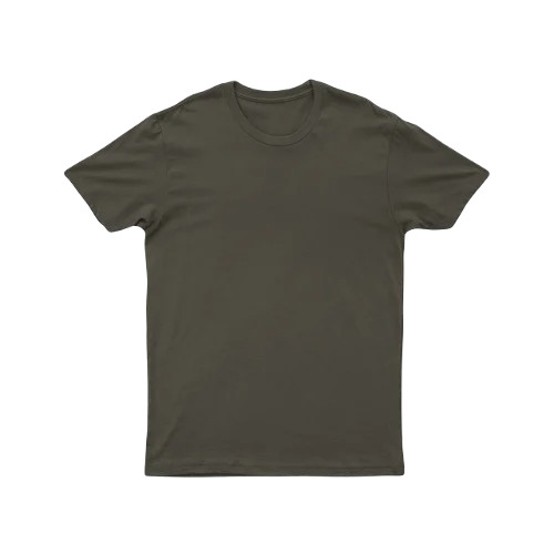 Men Regular Fit T-Shirt - Grey Cotton, Attractive Pattern Design | Short Sleeves, O-Neck Collar, Casual Wear