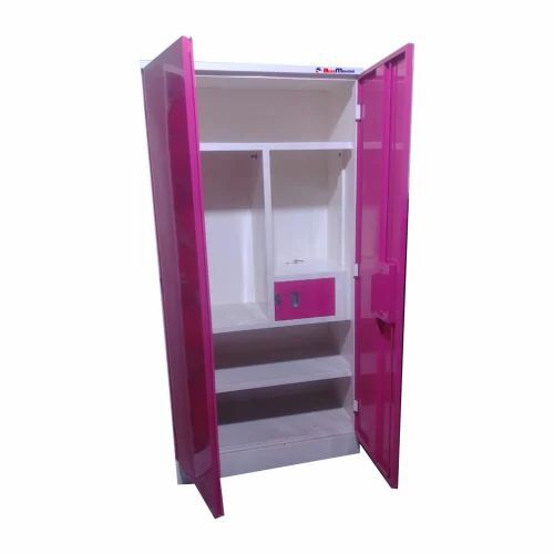 Metal Steel Almirah - 78x38x21 Inches, Premium Quality With Hinged Lockable Door, Multicolor Design, 2-year Warranty