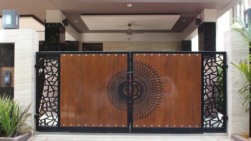 Mild Steel Entry Gate - Material: Aluminum Alloy