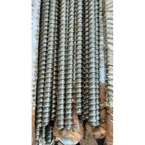 Ms Construction Tie Rod - Alloy Steel, 4 kgs, Silver Color | Hardened Surface Treatment, Polished Finish, For Industrial Use