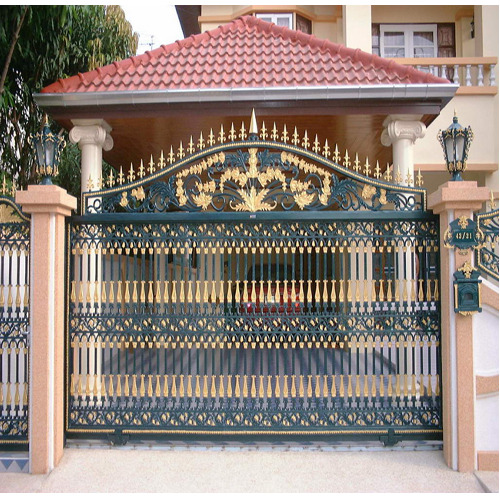 Ms Fancy Entry Gates - Material: Cast Iron