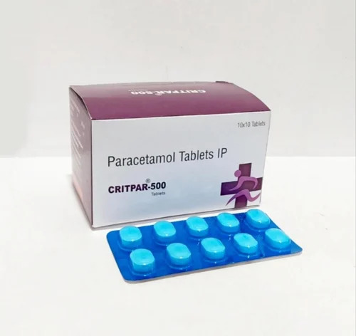 Paracetamol Tablets - Blister Pack White Color | Allopathic Medicine Dosage with Warm Milk Recommended for Blood Health Anti-Depression Treatment