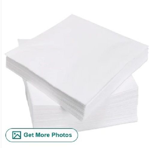 Plain White Tissue Paper - Soft and Smooth Touch, 100 Disposable Pieces for Household, Office, and Travel Use