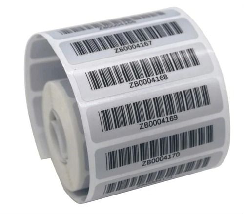 Pre Printed Barcode Labels - Color: White