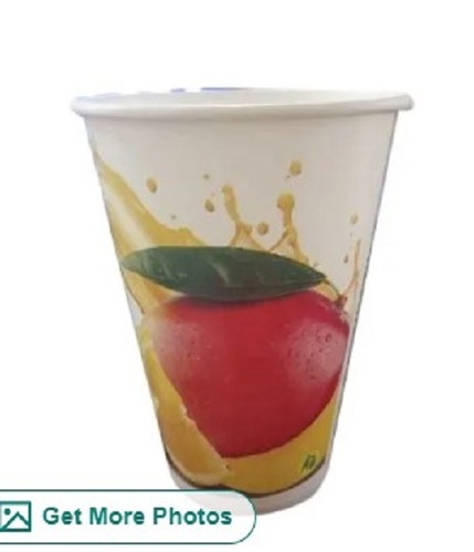 Printed 330 ml Paper Cup - Disposable, Glossy Finish, Lightweight, Available in Various Sizes & Colors | Good Gripping, Printed Pattern