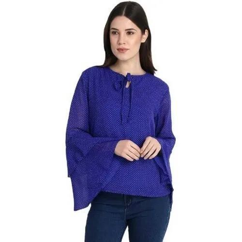 Blue Color Ladies Top