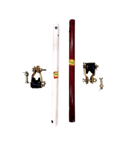 Ceiling Fan Downrod - Mild Steel 12 Inch, White and Maroon Powder Coated Finish | Ceiling Fan Accessory with 1.5mm Thickness