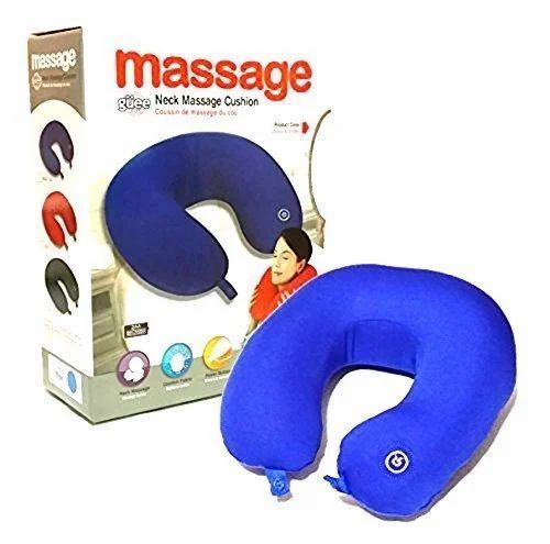 Cervical Massage Pillow - Fiber Material, Portable Design, All Color Options, Battery Operated | Provides Neck Support, Non-Washable, Quality Assured