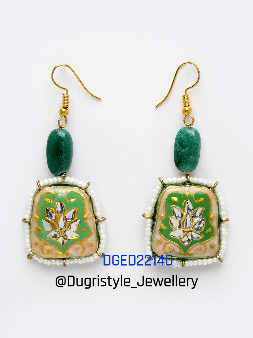 Designer Drop Earrings - Multi Color, Custom Size | Excellent Finish, Lightweight, Perfect for Gifting, No Color Fade, Ideal for Weddings and Parties
