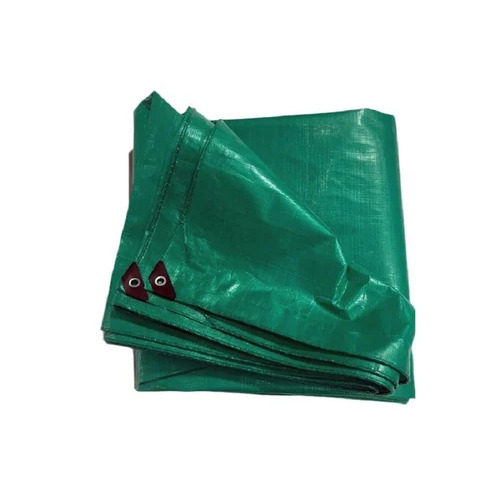HDPE Tarpaulin - 30x18 Square Feet, Green Color, 170 GSM, Waterproof, PE Laminated - Blue Diamond, Smile, Modern