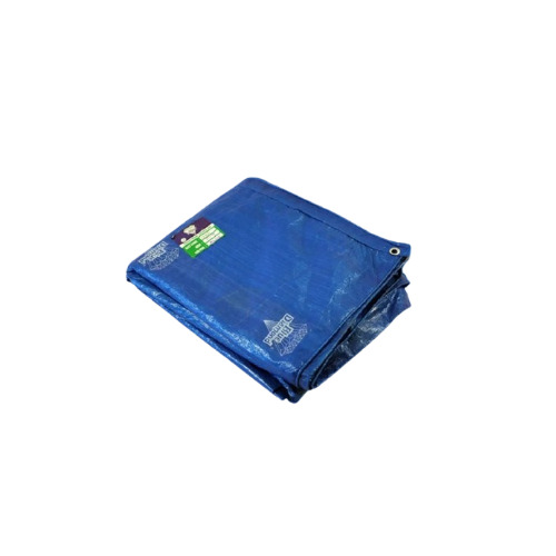 HDPE Laminated Tarpaulin - 1.5mm LDPE Coated, Waterproof, Anti-Dust, UV Resistant, 4 Meter Size, Blue Standard Design