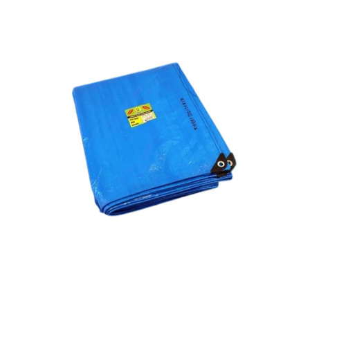 HDPE Tarpaulin 21x15 FT - Woven Technique, Blue Color, PE Laminated Finish | Waterproof, Standard Design for Industrial Applications