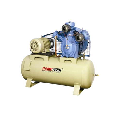 Industrial Air Compressor - Screw Compressor 64 CFM Capacity 7-8 Kg/cm2 Output Pressure 68 dB Noise Level Air Cooling Portable Electric Power Source