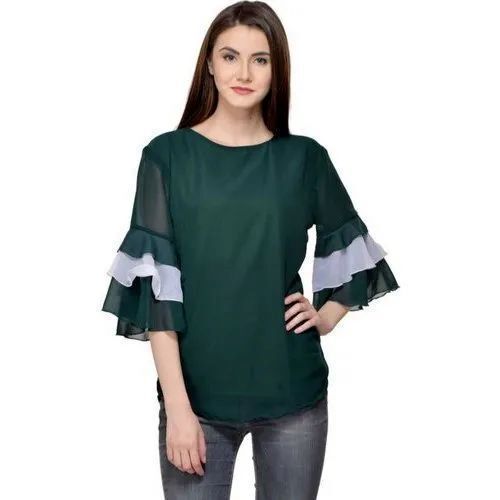 Ladies Dark Green Top