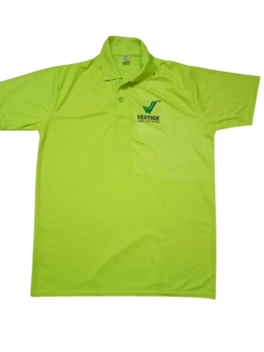 Mens Cotton T-Shirt - S, M, L, XL | Light Weight, Breathable, 100% Pure, Short Sleeve, Plain Green Polo