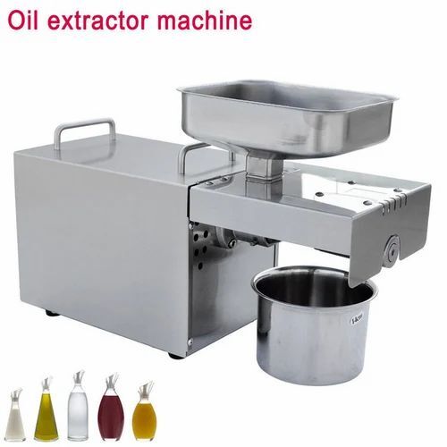 Oil Extractor Machine - Mild Steel Automatic 750 Watt Power | High Extraction Efficiency Low Energy Consumption User-Friendly Operation Compact Design Versatile for Various Seeds
