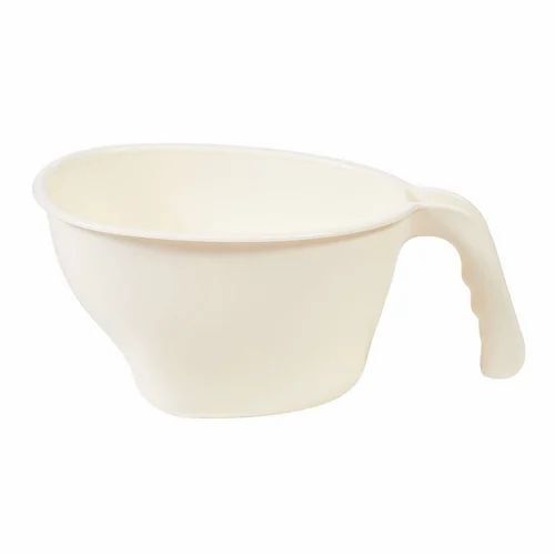 Plastic Commode Pan - White Color, Round Shape | Chetak Brand, Polished Finish, Good Quality for Hospital Use