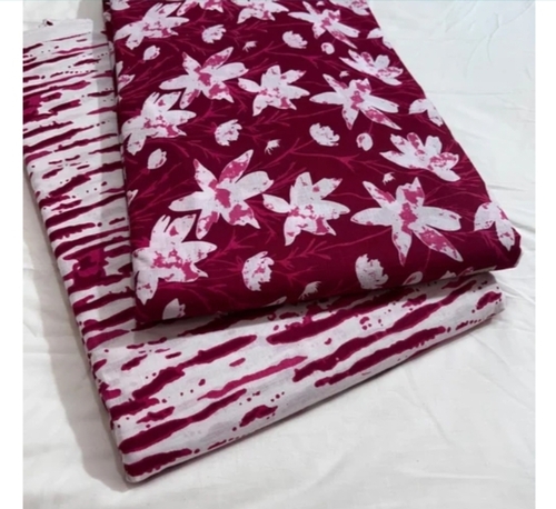Printed Cotton Fabric - Mixed Cotton Woven Lightweight and Flowy Multiple Varieties of Prints Comfortable Fit Easy Care