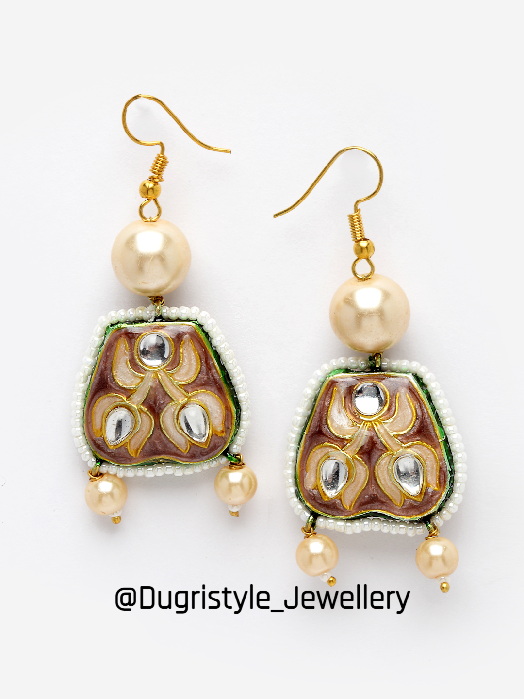 Russet Drop Earring - Skin Friendly Material, Customize Size | Long Lasting Finish, Multi Color, Ideal for Gifting and Special Occasions