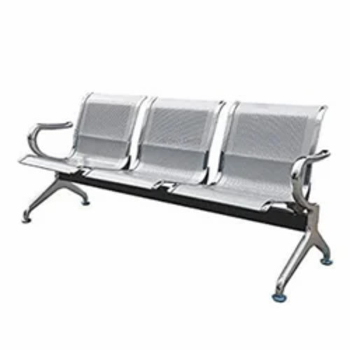 Stainless Steel 3 Seater Waiting Chair