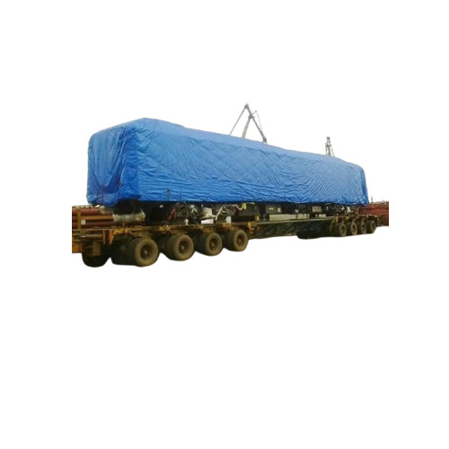 Rainshed Truck Tarpaulin Cover - HDPE Material, 16x18 Square Feet Size, Blue Color | Waterproof, PVC Coated, Standard Design