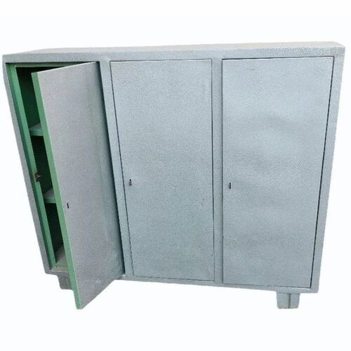 White Stainless Steel Safety Locker