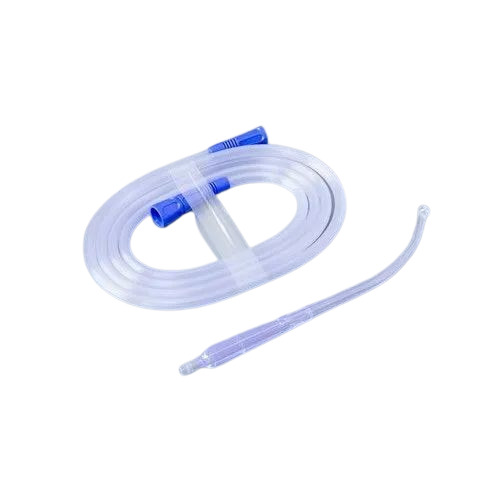 Yankauer Suction Set With Standard Handle - PVC, 8Fr Curved, Transparent | Disposable Application for Hospital and Medical Use