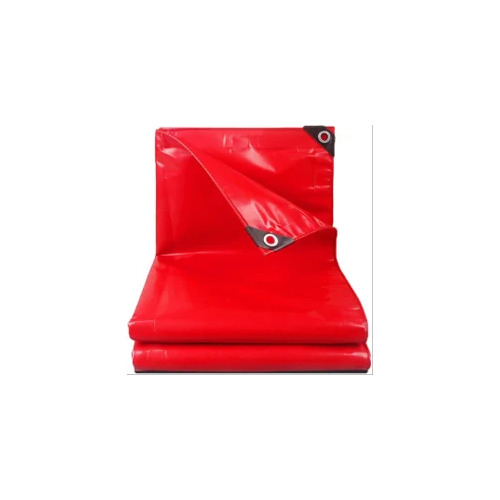 160 GSM Plastic Tarpaulins - UV Resistant, Waterproof Red PE Laminated Cover | Tear and Puncture Resistant, Lightweight, Easy to Handle