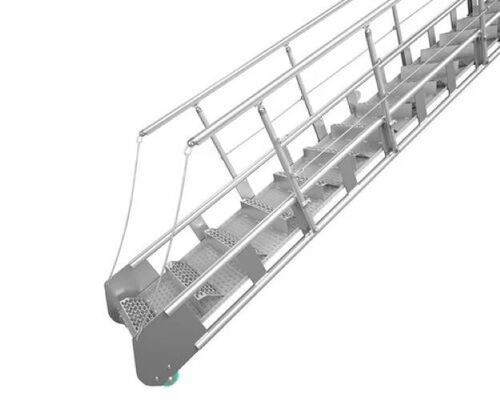 Aluminium Gangway Ladders - High Load-Bearing , Corrosion-Resistant with Anti-Slip Rungs and Fixed Height Options for Multi-Purpose Usage