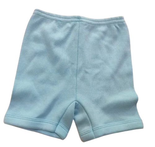 Blue Baby Cotton Shorts - Small Size Blue Color | Anti Wrinkle Machine Washable Comfortable for Casual Wear Plain Pattern
