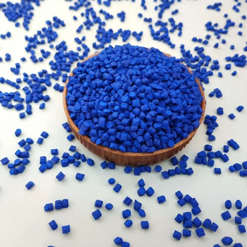 Blue Plastic Masterbatch - High Purity PET Granules, Recycled Eco-Friendly Material for Injection Molding Applications