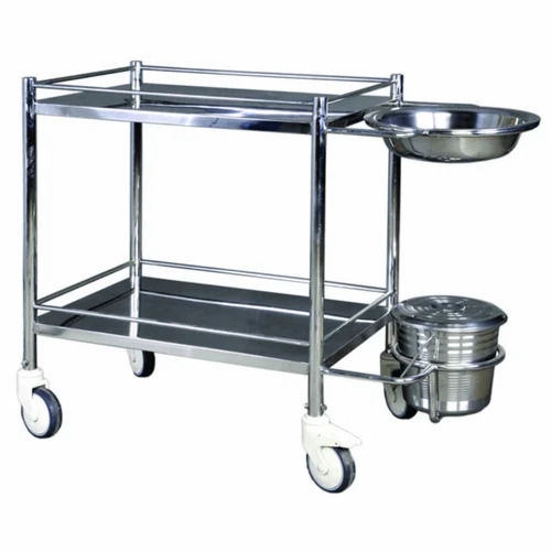 Dressing Trolley Full Ss