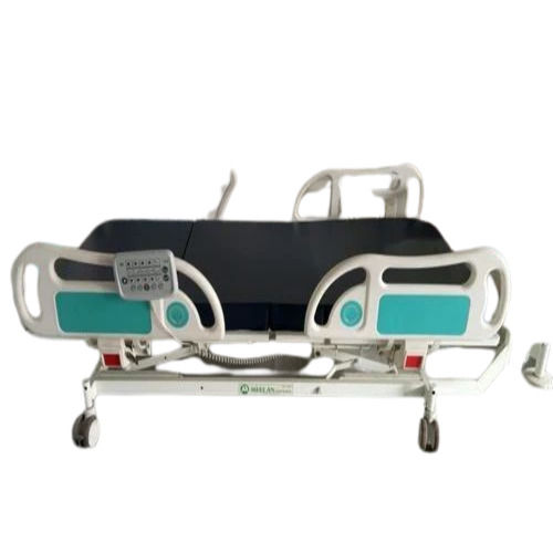 Hospital Bed Mattress - Premium Quality, Good Condition | Electric Automation, Powder Coated Finish, Available Mattress, Wheels Included