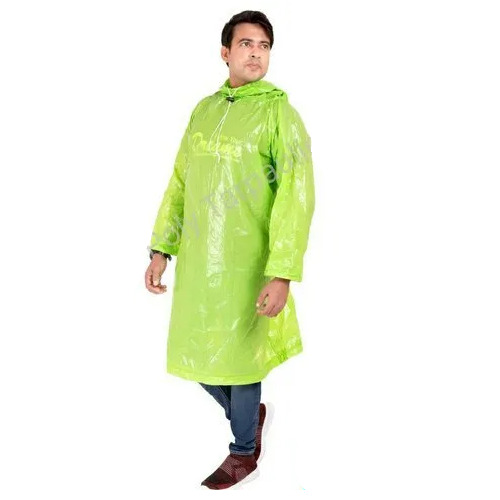 Mens Green Raincoat