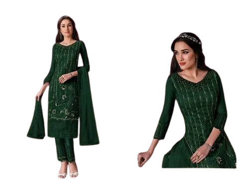 Net Embroidery Salwar Suits