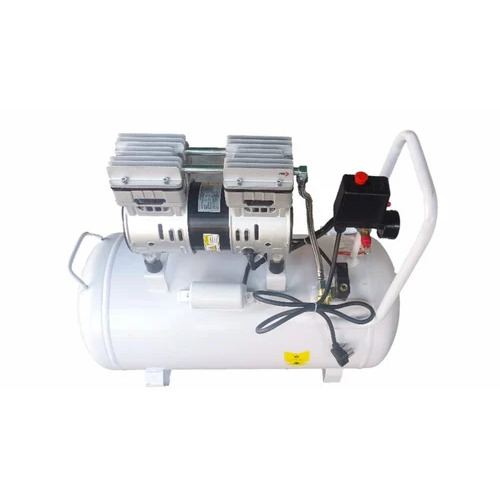 Oil-free Reciprocating Air Compressor - 300 L Capacity, 5 Hp Motor Power, 20 Cfm Flow Rate | Silent, Air Cooled, Oil-less Lubrication