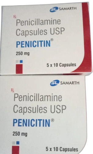 Penicillamine 250 Mg Capsules Penicitin