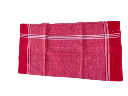 Red Kerala Cotton Thorthu Towel