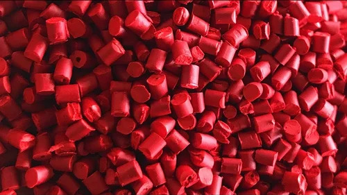 Red Plastic Masterbatch - High Purity PET Granules for Injection Molding | Eco-Friendly Recycled Material