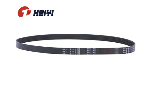 Ribbed V Belt - Engineered Rubber, Various Sizes , Black Color - Excellent Flexibility, Longer Service Life, Oil and Heat Resistant