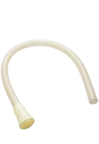 Section Waste Pipe - 30 Inch Length, Polished White PVC, 1 Inch Diameter, Rust Proof